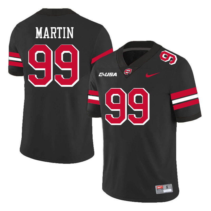 Brodric Martin WKU Jersey,Western Kentucky Hilltoppers #99 Brodric Martin Jersey Youth-Black